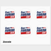 CARLY FIORINA 2010 RONDE STICKER (Vel)
