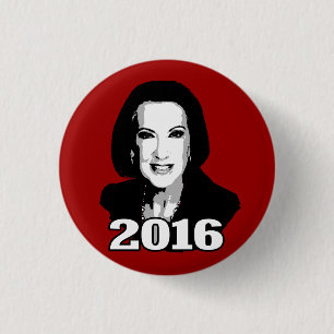 CARLY FIORINA 2016 CANDIDATE RONDE BUTTON 3,2 CM