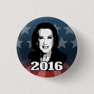 CARLY FIORINA 2016 CANDIDATE RONDE BUTTON 3,2 CM