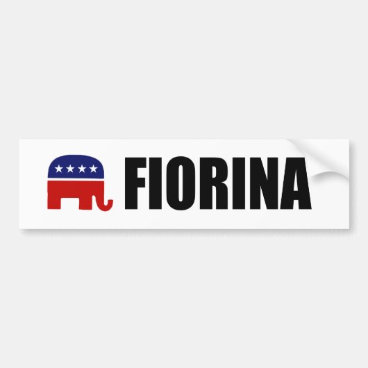 CARLY FIORINA CAMPAIGN GEAR BUMPERSTICKER (Voorkant)