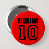 CARLY FIORINA CAMPAIGN GEAR RONDE BUTTON 4,0 CM (Voorkant /achterkant)