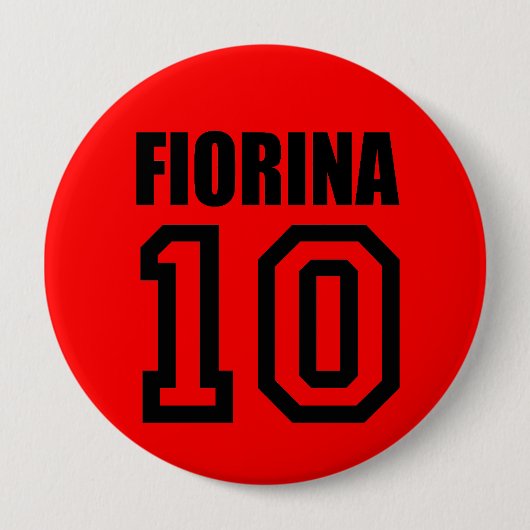 CARLY FIORINA CAMPAIGN GEAR RONDE BUTTON 4,0 CM (Voorkant)