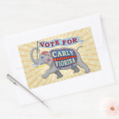 Carly Fiorina President 2016 Republikeinse Olifant Rechthoekige Sticker (Envelop)