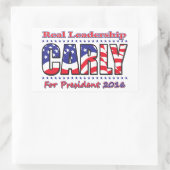 Carly Fiorina Rechthoekige Sticker (Tas)
