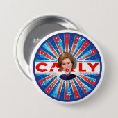 CARLY Fiorina voor Amerika Ronde Button 7,6 Cm (Voorkant /achterkant)