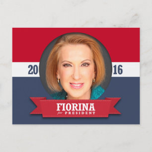 Carly Fiorina voor President 2016 Briefkaart