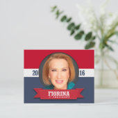 Carly Fiorina voor President 2016 Briefkaart (Staand voorkant)
