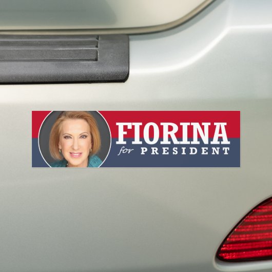 Carly Fiorina voor President 2016 Bumpersticker (Op auto)