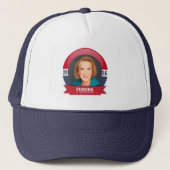 Carly Fiorina voor President 2016 Trucker Pet (Voorkant)