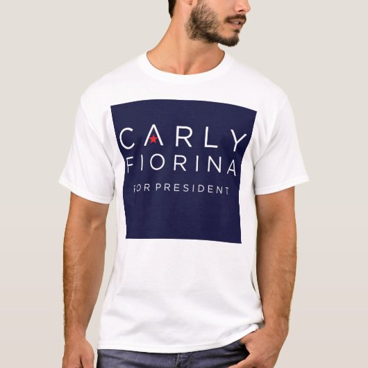 Carly Fiorina voor President T-Shirt (Voorkant)
