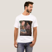 Carly Gibby slaat spencer met een stopteken T-shirt (Voorkant volledig)