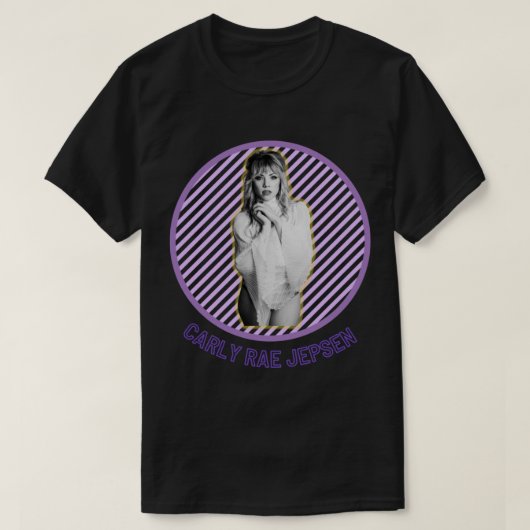 carly rae jepsen paars bewerken t-shirt (Design voorkant)