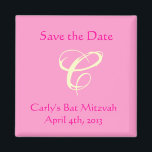 Carly Rebecca Bat Mitzvah Save the Date Magnet<br><div class="desc">Komt overeen met de uitnodiging van Carly Rebecca.</div>