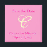 Carly Rebecca Bat Mitzvah Save the Date Magnet<br><div class="desc">Komt overeen met de uitnodiging van Carly Rebecca.</div>