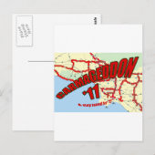 CARMAGEDDON 405 Gridlock in Los Angeles Briefkaart (Voorkant / Achterkant)