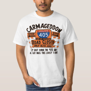 Carmageddon - 405 - Road Closed Road T-shirt