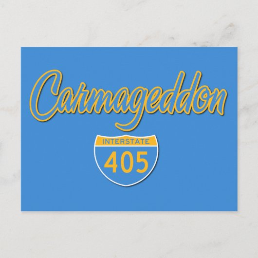 Carmageddon Briefkaart (Voorkant)