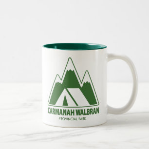Carmanah Walbran Provincial Park Bergen Kamperen Tweekleurige Koffiemok