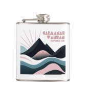 Carmanah Walbran Provincial Park Gekleurde heuvels Heupfles (Voorkant)