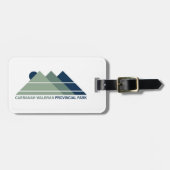 Carmanah Walbran Provincial Park Mountain Sun Bagagelabel (Voorkant horizontaal)