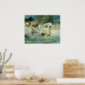 Carmargue Horse Portrait Poster (Keuken)