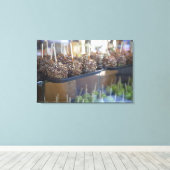 Carmel appels, Pioneer Square, Seattle, Canvas Afdruk (Insitu (Houten vloer))