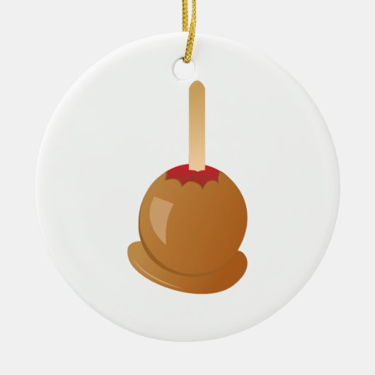 Carmel Apple Keramisch Ornament (Voorkant)