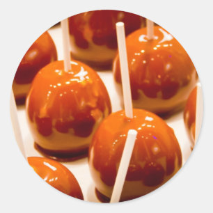 Carmel Apple Ronde Sticker
