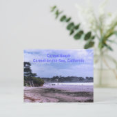 Carmel Beach in California Travel Briefkaart (Staand voorkant)