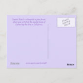 Carmel Beach in California Travel Briefkaart (Achterkant)