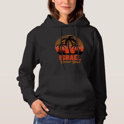 Carmel Beach Israel Hoodie (Voorkant)