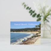 Carmel Beach Schilderachtig California Briefkaart (Staand voorkant)