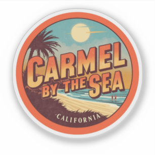 Carmel bij de zee strand Californië Pacifische kus Sticker