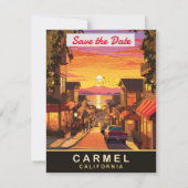 Carmel bij het zee, Californië, Save The Date (Voorkant)