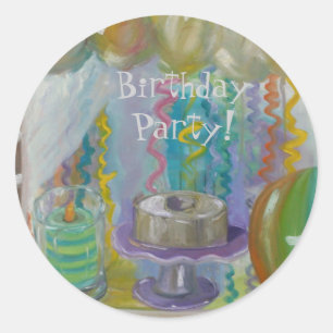 Carmel Birthday Window Ronde Sticker