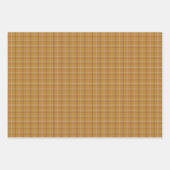 Carmel Brown Plaid Classic Pattern Inpakpapier Vel (Voorkant 3)