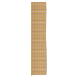 Carmel Brown Plaid Classic Pattern Table Runner Korte Tafelloper