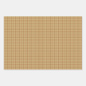 Carmel Burgundy Plaid Classic Pattern Inpakpapier Vel (Voorkant)