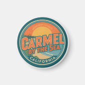 Carmel by the sea beach california pacific coast g magneet (Voorkant)