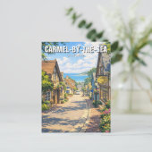 Carmel-by-the-sea  briefkaart (Staand voorkant)