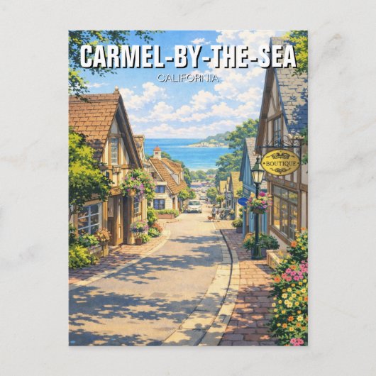 Carmel-by-the-sea  briefkaart (Voorkant)