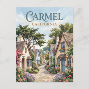 Carmel-by-the-Sea Californië Briefkaart