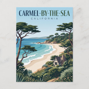 Carmel-by-the-Sea Californië Briefkaart