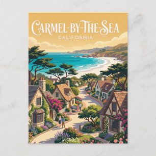 Carmel-by-the-Sea Californië Briefkaart