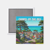Carmel-by-the-sea magneet (Voorkant / Achterkant)