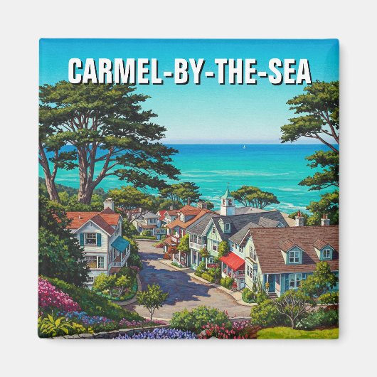 Carmel-by-the-sea magneet (Voorkant)