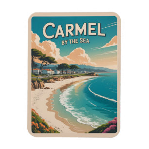 Carmel by the sea strand californië pacifische kus magneet
