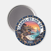 Carmel-by-the-sea USA Magneet (Voorkant / Achterkant)