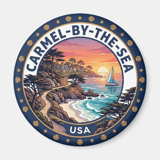 Carmel-by-the-sea USA Magneet (Voorkant)