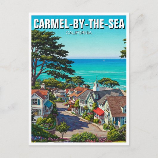 Carmel-by-the-zee Briefkaart (Voorkant)